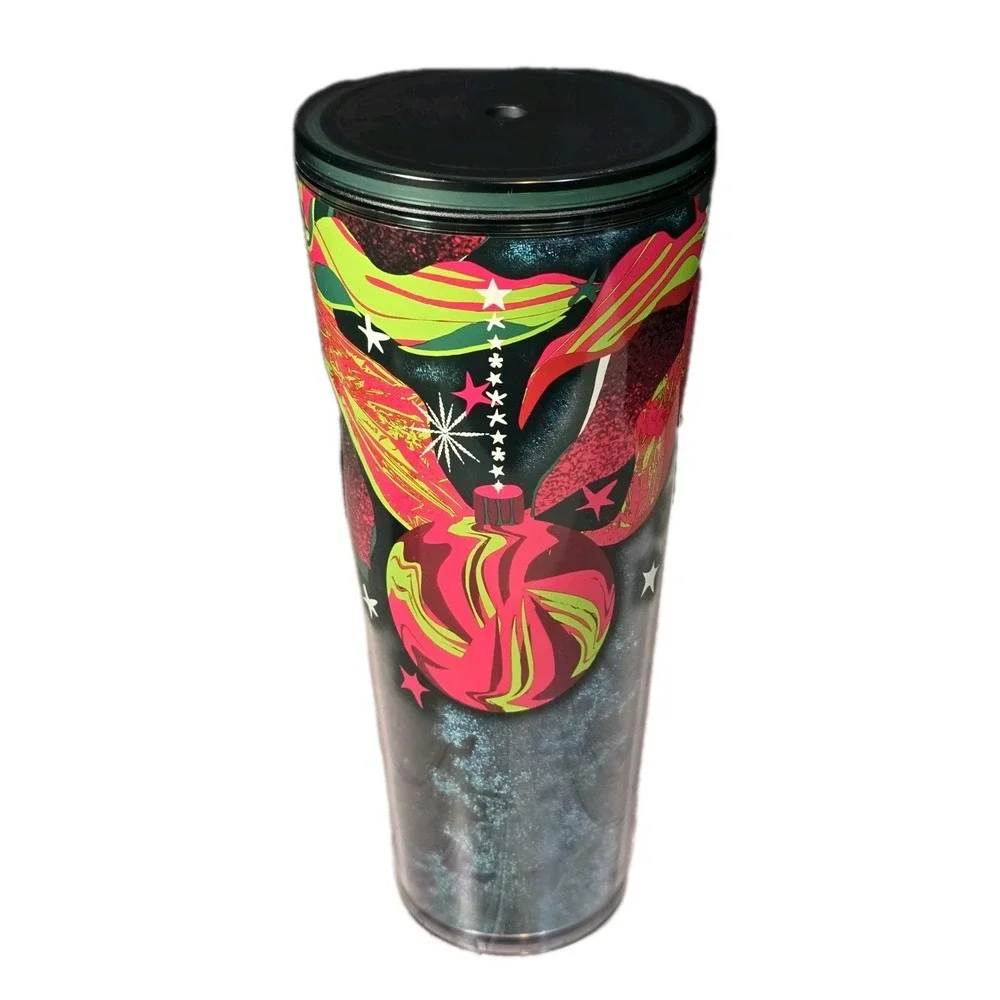 ❄️ Starbucks Holiday 2023‎ Cold Cup Tumbler – 24oz – No Straw Topper – New